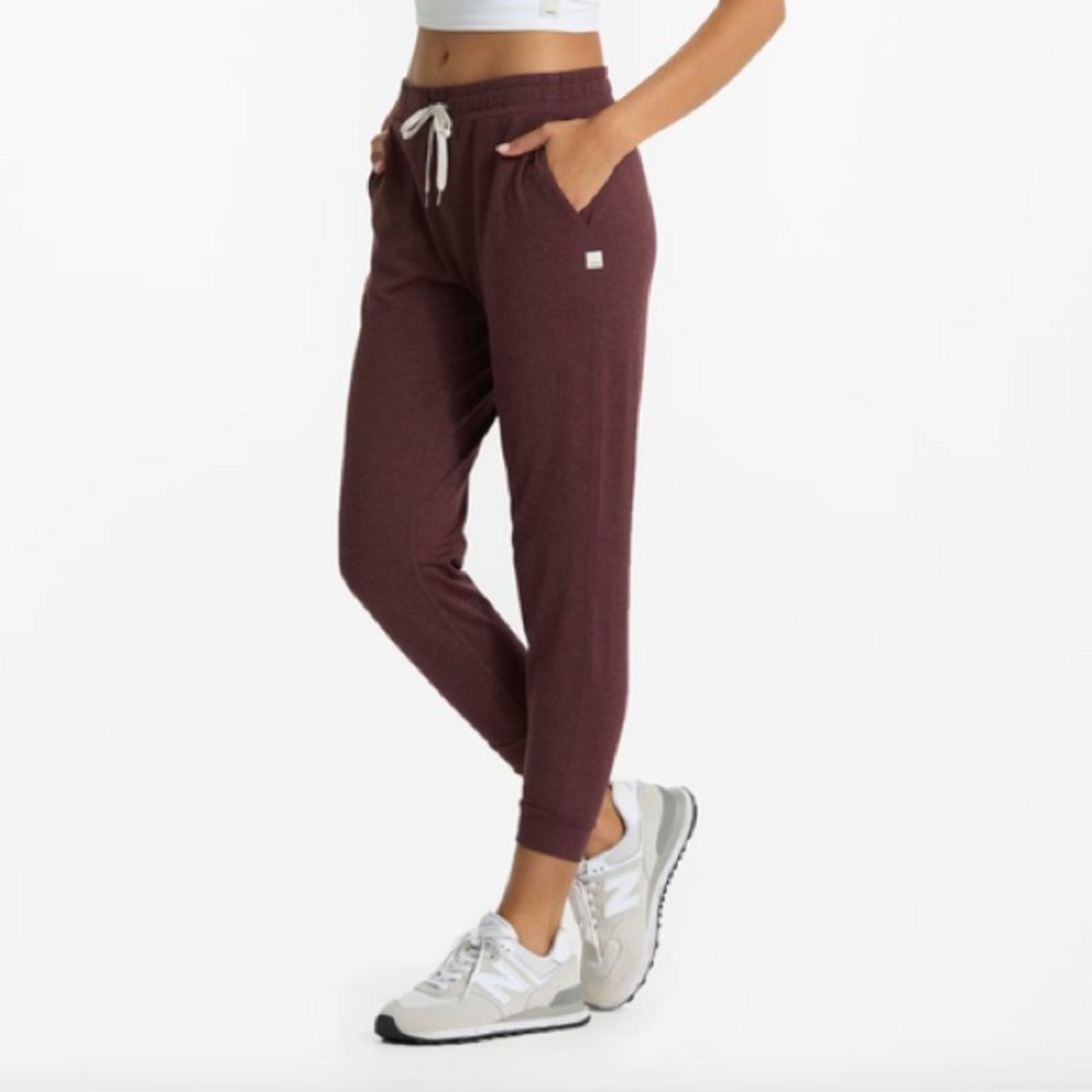 Vuori Burgundy Track Pants